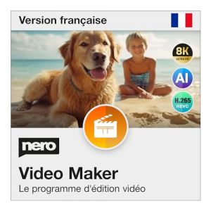 Nero Video Maker 2025 | L'original | logiciel de montage vidéo et photo | couper des vidéos | licence perpétuelle | Windows 11, 10, 8, 7 (Nero SALE, neuf)