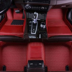 Jeu de Tapis de Sol Personnalis&eacute;s en Cuir PU pour Hyundai Tucson Kona Santa i10 i20 i30 i40 ix20 ix35, Imperm&eacute;ables, Antid&eacute;rapants, Tout Temps - Adapt&eacute;s au Mod&egrave;le Original&zwnj; (JoyRozTek, neuf)