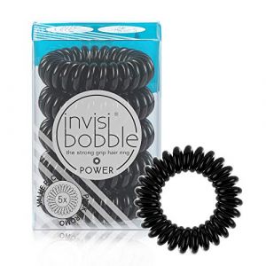 invisibobble Lot de 5 élastiques à cheveux en spirale sans traces Noir véritable Accessoires pour cheveux pour femmes actives Pas de nœuds, pas de trempage Doux pour les filles, les (Gertnere M suppliers, neuf)