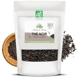Herbes du Monde - Th&eacute; Noir Fum&eacute; Lapsang Souchong BIO &ndash; Saveur Intense & Bois&eacute;e &ndash; Infusion Tonifiante & D&eacute;tox &ndash; 100g Certifi&eacute;e AB (Herbes du Monde, neuf)