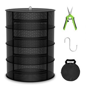 MARS HYDRO &Eacute;gouttoir &agrave; herbes - 4 couches - En maille - Avec fermeture &eacute;clair - Pour herbes aromatiques, fleurs, graines (MARSHYDRO-2025, neuf)