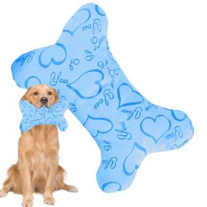 Oreiller De Couchage Pour Animal De Compagnie &ndash; Coussin De Cou Confortable En Forme D'os, Oreiller Lavable En Machine | Fournitures Douces Pour Chats, Chatons, Chiots, Petits, Moyens Et Grands Chiens, (qiykun, neuf)