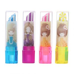 Générique Rouge à lèvres en Forme de Gomme Couleur Bonbon Fille de Fleur Gomme Kawaii Portable et utile (qianxin-UK, neuf)