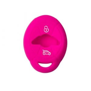 PTATT Étui pour clé de Voiture en Silicone à 2 Boutons Ensemble de Porte-clés pour Mini Cooper R50 R53 EWS Support de Peau Accessoires de Coque Automobile (MengJuanShangMao, neuf)
