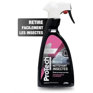 ProTechMC | Nettoyant Moustiques & Fientes d'oiseaux sur Carrosserie | Nettoyant Carrosserie Voiture Surfaces Peintes & Plastiques | Démoustiqueur sans Effort Votre Voiture | Made in France | 500 ML (Protech Services, neuf)