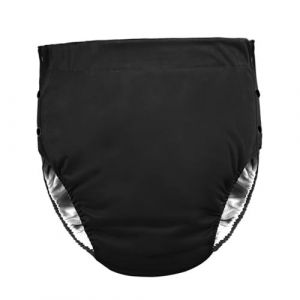 Couche Adulte, Couche-Culotte En Tissu Lavable pour Adulte, Couche Adulte Femme, Housse de Protection, S&eacute;chage Rapide, Robuste, Couche R&eacute;glable Respirante R&eacute;utilisable pour Les Personnes &acirc;g&eacute;es, noir (Grand Plaisir 360, neuf)
