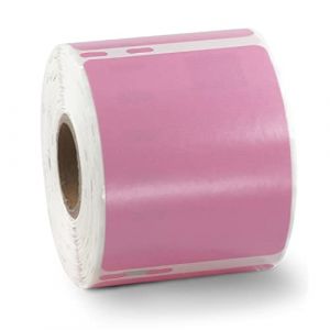 BETCKEY - 1 Rouleau 99014 Étiquette couleur Compatible avec DYMO S0722430, 54mm x 101mm, 240 Étiquettes de Transport(Rose) Pour DYMO LabelWriter 450, 4XL, NON Pour 550 ou 5XL (BETCKEY-EU, neuf)