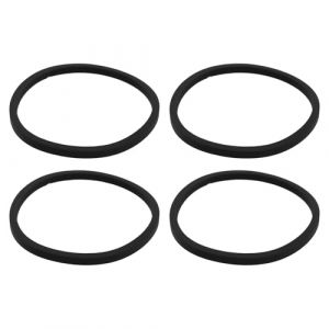 ECSiNG Lot de 4 Courroies d'entraînement Carrées en Caoutchouc pour Lecteur de Bande Diamètre Intérieur 20 Mm pour Lecteurs de Bande Enregistreurs de Cassettes Lecteurs de CD-ROM Bandes Audio (ECSiNG, neuf)