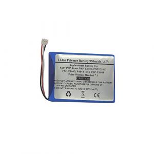 Batterie de Rechange 3,7 V 950 mAh pour Son y PSP Street PSP-E1000, PSP-E1002, PSP-E1003, PSP-E1004, PSP-E1008, Casque à Impulsion sans Fil 7.1 (Portable Power UKShop, neuf)