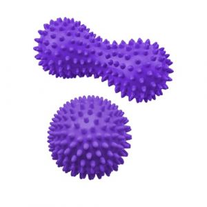 THXFUNAREA Lot 2 balles de massage, Boule Myofasicale, pour Réflexologie, Relâchement Myofascia, Boule De Massage 6 Cm Imperméable Balle à Picots Masseur Pieds (BYSMDXZDZH, neuf)