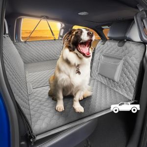 Extension de si&egrave;ge arri&egrave;re de camion XL pour chiens, grande housse de si&egrave;ge de voiture &agrave; fond rigide pour si&egrave;ge arri&egrave;re, hamac de voiture pour chien, housses de si&egrave;ge imperm&eacute;ables pour camions, F150, (Twins Mom Ticaret, neuf)