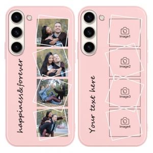 ZhuoFan Coque Personnalisée pour Samsung Galaxy S24 FE 6,7", Personnalisable Housse Étui avec Photo Image Texte Votre Propre Rose Souple Silicone TPU Antichoc Custom Case pour Samsung S24 FE (Zitong Liu EU, neuf)