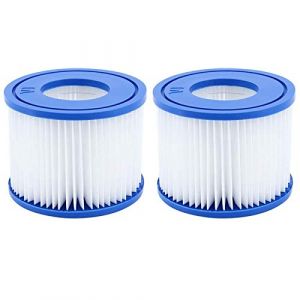 GAODA VI Cartouche filtrante pour Bestway piscine Flowclear Filtre de rechange pour Lay-Z-Spa pour Miami Vegas pour Monaco Taille 6-58323 (Lot de 2) (kunmingwuhuaqueshijiaodianzishangwuyouxiangongsi, neuf)