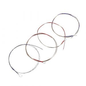 OFFSCH 4 Pièces Cordes De Rechange Pour Pipa Jeu De Cordes Durables Pour Pipa Remplacement Facile Pour Musiciens Et Amateurs (Qikita, neuf)
