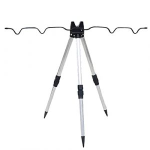 duhe189014 Trépied Télescopique en Pêche pour Canne à Pêche Pliable, en Alliage d'aluminium, Support réglable pour Canne à pêche, pêche en mer, en Plein air Special (zhang'shui'tian'hua, neuf)