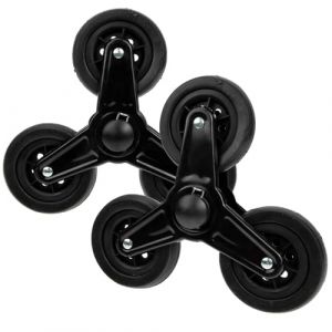 Sharplace 2X Chariot Pliant - Roues d'Escalier Triangulaires, Pi&egrave;ces Remplacement Portables (oshhnieu, neuf)