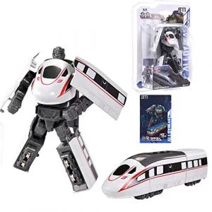 Giftik Jouet robot transformateur de train rétro à haute vitesse pour adultes et enfants garçons filles (blanc) (Giftik Store, neuf)