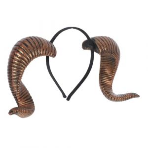 CLISPEED -Tête À Griffes Accessoires De Fête Pour Déguisement D'Halloween -Tête En Corne De Taureau Cornes De Bélier Cosplay -Tête Gothique Cornes Cornes De (Yeahzl, neuf)