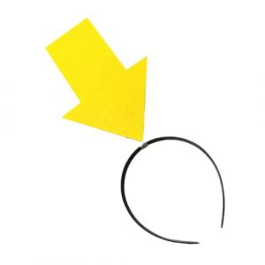 Bandeau de tête de flèche, exclamation Mark Hair Band - Drôle Miss Hairband | Accessoires de cheveux pour la nouveauté pour les produits de fête d'accessoires de photomatons (NIE DAN UK SHOP, neuf)