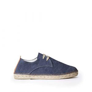 Espadrille à Lacets pour Hommes en Tissu de Coton - Dixon - Marine, 43 EU (TradeINN, neuf)