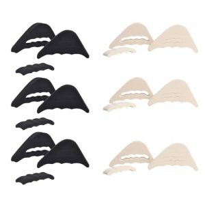 12 Pièces Coussinets pour Chaussures Souple Ajustables, Coussinets de Talon Haut, Inserts de Remplissage d'Orteils Unisexe, Insert Orteil, Protège-Orteil, Orteil Inserts de Remplissage de Chaussure (CAI LONGCANG DE DIAN, neuf)