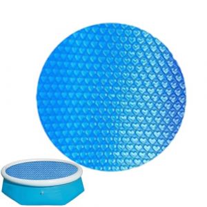 Couverture De Piscine Solaire Bâche À Bulles Piscine Ronde Couverture Solaire Découpable Pour Piscine Enterrée Ou Hors Sol Bâche Solaire À Découpe Libre Pour Piscine, Cuve, Spa, Antipollution Et Isola (Beizhqn, neuf)