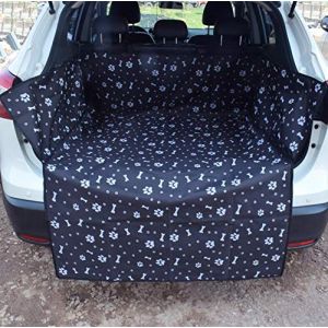PETEMOO Coffre Protection Chien Coffre de Protection Imperm&eacute;able Tapis pour Chien Tapis de Coffre Voiture Housse de Protection Couverture Si&egrave;ge de Voiture pour Animaux Voyage Convient pour SUV (PETEMOO-FR, neuf)