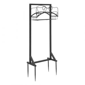 Czyurachel Support de tuyau d'arrosage autonome de 106 cm, entr&eacute;e de terre, support de tuyau d'arrosage, rangement de tuyau d'arrosage (NJINHH, neuf)