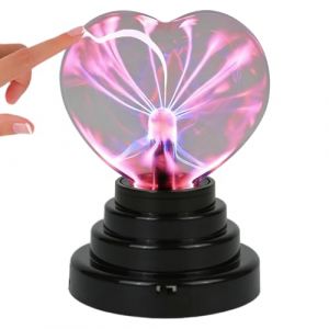Boule &agrave; plasma &eacute;lectrique &ndash; &Eacute;clairage tactile et sonore sensible, lumi&egrave;re plasma d'ambiance | Lampe interactive pour chambre &agrave; coucher, chambre de nuit, No&euml;l, gar&ccedil;ons, filles, adolescents (yuanfe, neuf)