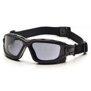 PYRAMEX I-Force Sporty Dual Pane Fog Grey Lens Goggle Lunettes de s&eacute;curit&eacute;, Gris H2x Anti-bu&eacute;e, Taille Unique (Tekni Industrial, neuf)