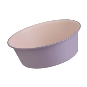 HONMEET Bac &agrave; laver rond en plastique portable pour bain de spa massage shiatsu grand bassin antid&eacute;rapant pour usage maison et institut de beaut&eacute; pour trempage et soins multiples (ATriss, neuf)