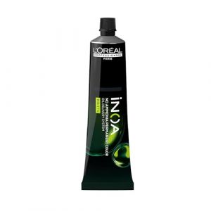 L'OREAL PROFESSIONNEL - Coloration D'Oxydation Permanente - Couvre 100% Des Cheveux Blancs - +48% De Brillance - Formule Végane - Sans Ammoniaque - iNOA Fondamentale : Blond Cendré 7.1- 60ml (Friseurbedarf, neuf)