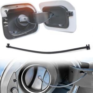 LPZMPZ Ligne de Bouchon de R&eacute;servoir de Carburant, Cordon Bouchon de Reservoir Compatible avec BMW E46 E90 E60 F30 E39 E92 E53 E87, Mini Cooper R56 R57, 16117193372 (ABS Noir) (LPZMPZ, neuf)