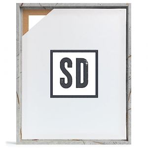 Stallmann Design Cadre à joint d'ombre pour châssis | 60x80 cm | Aspect pierre | MDF cadre pour toiles avec effet de profondeur | avec accessoires de montage | Cadre sans verre ni dos d'âne (Stallmann Design, neuf)