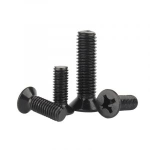 ORANXIN M5 x 16mm 20 Pcs Cruciforme Tête plate Boulons Acier inoxydable 304 Zinc Noir Boulons à tête fraisée Vis de machine Métrique Fixations (ORANXIN, neuf)