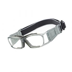 EnzoDate Lunettes de Basket-Ball Vintage Slimfit Lunettes de Sport de s&eacute;curit&eacute; de Protection (Gris) (yueyue trade, neuf)