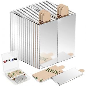 Wukong 30 Pièces Aimant Autocollant Puissant, 20×10×1mm Petit Aimant Adhesif Aimant Neodyme, Frigo Aimant Plat Mini Aimant rectangulaire pour l'artisanat, Le Bricolage, la Cuisine et la Maison (WukongMag, neuf)