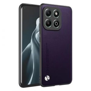 HONLEN Coque de pour Honor 200 Smart/Honor X7C (6.8" inches) &Eacute;tui de T&eacute;l&eacute;phone Professionnel en Cuir, Violet fonc&eacute; (HONLEN, neuf)
