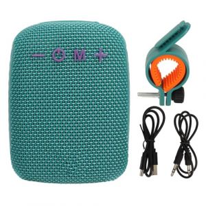 Culnflun Enceinte Bluetooth pour v&eacute;lo, Enceinte Portable sans Fil ABS pour Cyclisme, Compatible Carte m&eacute;moire, Radio, Son BT d'ext&eacute;rieur avec Support de v&eacute;lo, Noir, pour (Ciel Bleu) (zongjunwangluo, neuf)