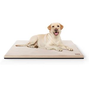 Knuffelwuff Tapis pour Chien orthopédique Douillet Berrith en Imitation Lapin Tout Doux 120x85cm Beige (Knuffelwuff, neuf)