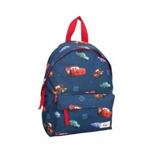 mybagstory - Sac à dos pour garcon cars bleu - Enfant - Ecole - Maternelle - Garderie - Cartable garçon - Bretelles réglables – Idée Cadeau – 31 cm (Mon jouet préféré, neuf)