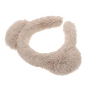 Ipetboom bandeau d'oreille en peluche bandeau blanc moelleux déguisement oreilles d'ours Des couvre-chefs oreilles de kangourou ours oreilles d'animaux Tissu en peluche Kaki (Cowan Micro, neuf)