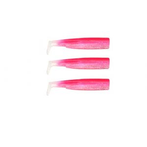 FIIISH Black Minnow 120 - 3 corps de leurres - Couleur : rose fluo (Fishing4U Tackle, neuf)