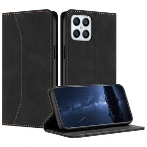 Mo-Beauty Coque Compatible avec pour Huawei Honor X8 4G / Honor X30 i, Etui Protection Housse en Cuir PU Portefeuille Rabat Clapet Case, Flip Magn&eacute;tique &Eacute;tui Case Coque Cuir (Noir) (Yellow & Valley, neuf)