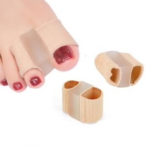 S&eacute;parateurs d'Orteils qui se Chevauchent, 2Pcs Correcteur Redresseur Gel, Entretoises d'Orteils en Gel, Correcteurs D'orteils, Toe Separator Bunion S&eacute;parateur Orteils, Unisexe (ZJZH, neuf)