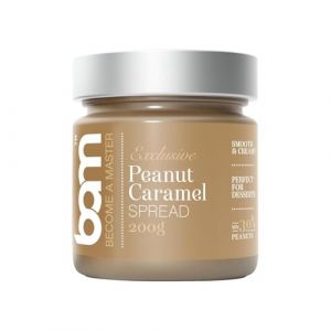 BAM Pâte à Tartiner aux Fruits à Coque de Qualité Supérieure – Parfaite pour Topping, Croissant, Dessert – 200g, Caramel cacahuète (BAM - become a master, neuf)