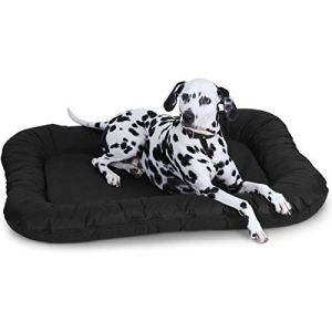 Knuffelwuff panier chien, lit pour chien, coussin, corbeille pour chien Lucky In et Outdoor, imperméable, noir XL 88 x 73cm (Knuffelwuff, neuf)