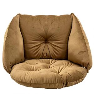SuperKissen24. Coussin de Fauteuil Suspendu - Coussin Fauteuil Jardin - Oreillers de Oeuf Suspendu - Coussin Rond - Oreiller Moelleux - Beige (SuperKissen24, neuf)