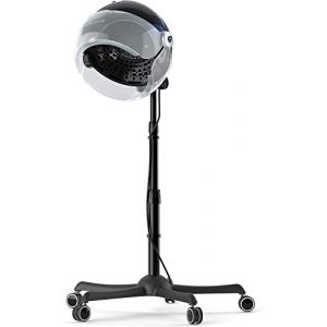 Colliford Casque Chauffant Cheveux Afro, Casque Seche Cheveux, Casque Vapeur Cheveux Pour Soin, Hair Steamer, 1650W, 3 modes de température, sèche-cheveux ion, hauteur 85-150 cm (noir) (gewueu, neuf)