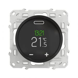 Schneider Electric - Odace - thermostat programmable - &eacute;cran tactile - S520508 (Habitamat, neuf)